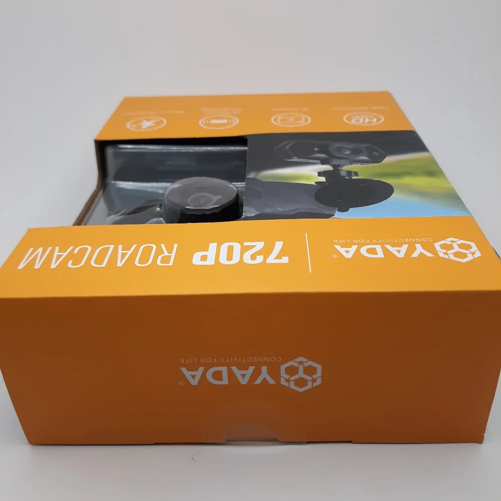 YADA 720P Dash Road Camera, 120-Degree Wide Angle Lens, G-Sensor 4GB SD Card